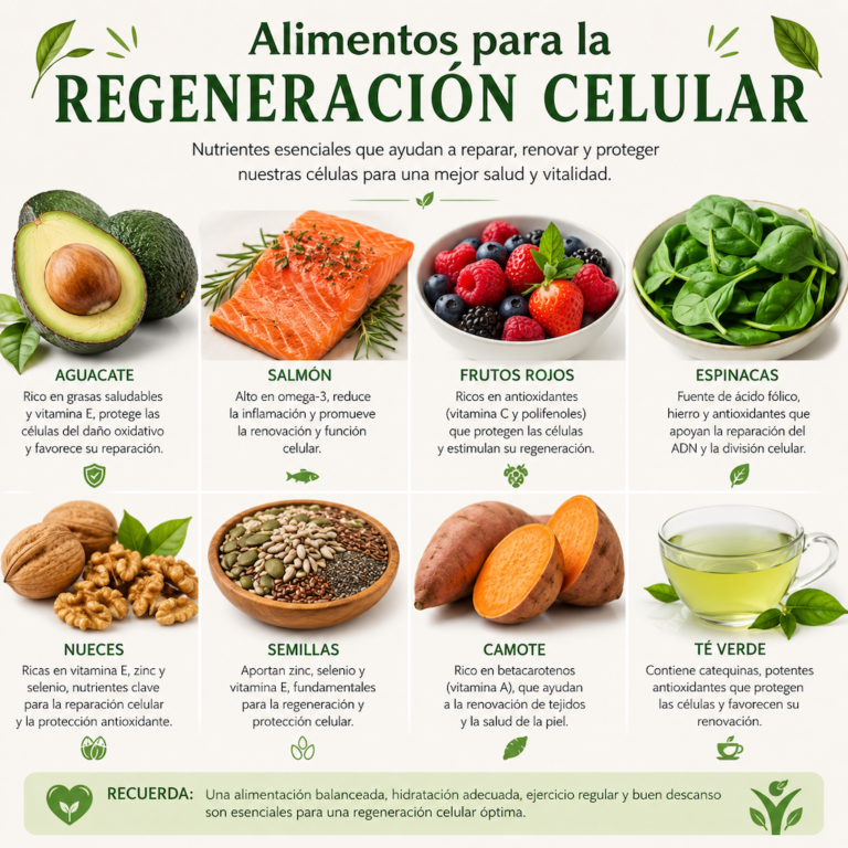 Alimentos para la Regeneracion Celular